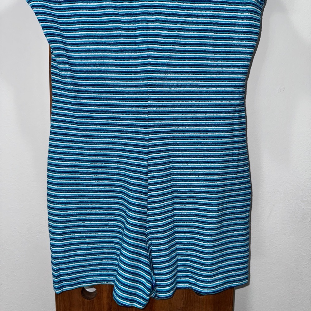 Frankie’s Bikinis Rose Terry Romper in Positano Stripe - Picture 11 of 12